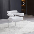 Chaise bulle tissu chenille