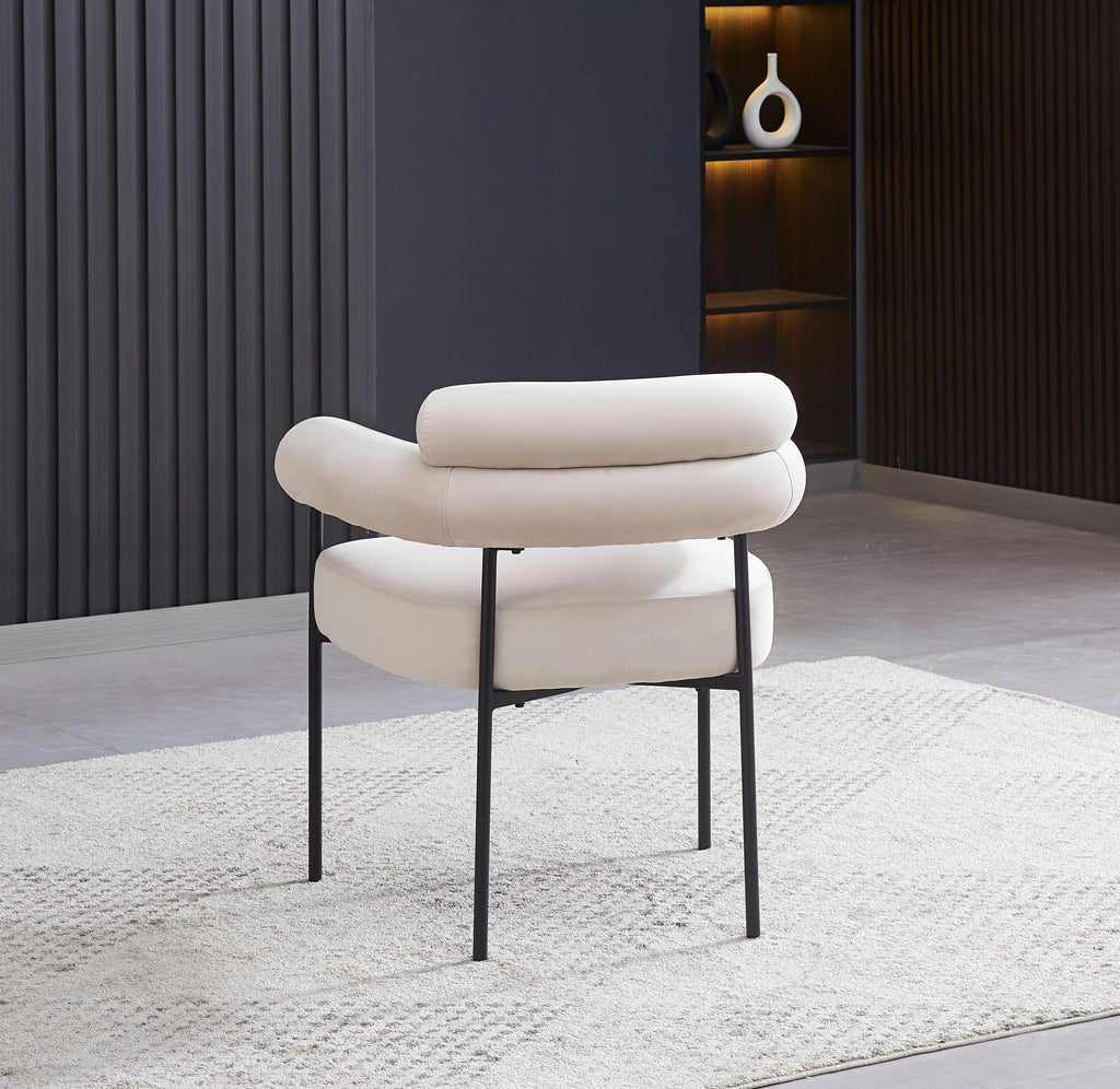 Chaise bulle velours