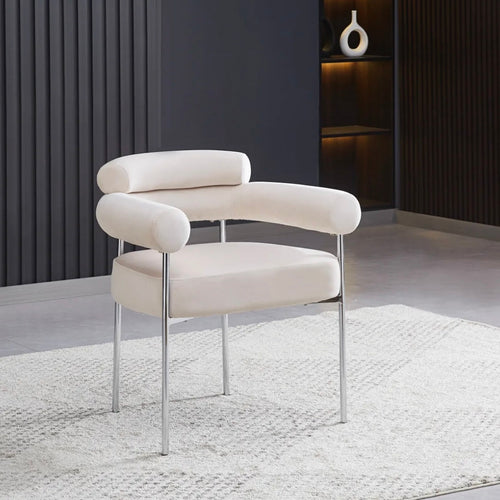 Chaise bulle velours